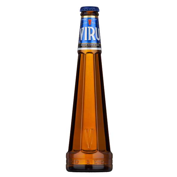 Viru Beer Bottle - Art Deco Design